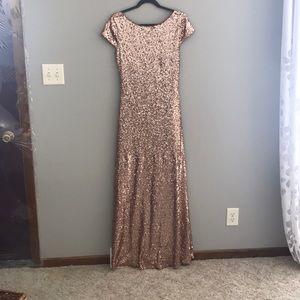 Revelry Rose Gold sequin Dress